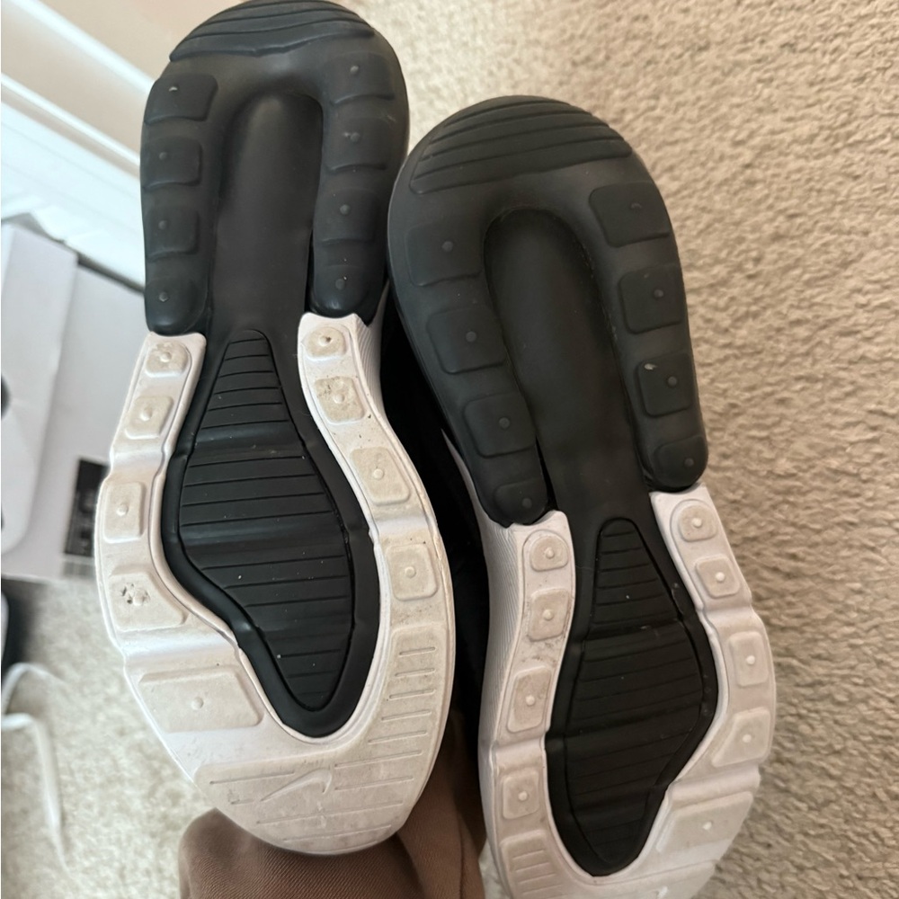 Nike Air Max 270 Black and White Sneakers - Picture 2 of 3